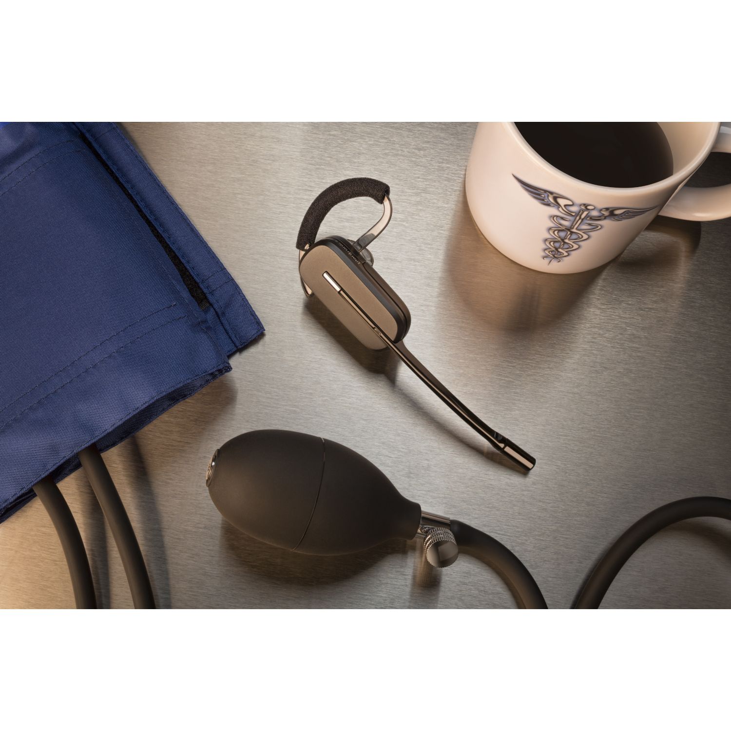 7K2E5AA#ABB - Auricular+Micrfono POLY CS540A +AP11 Monoaural Inalmbrico Negro (7K2E5AA)