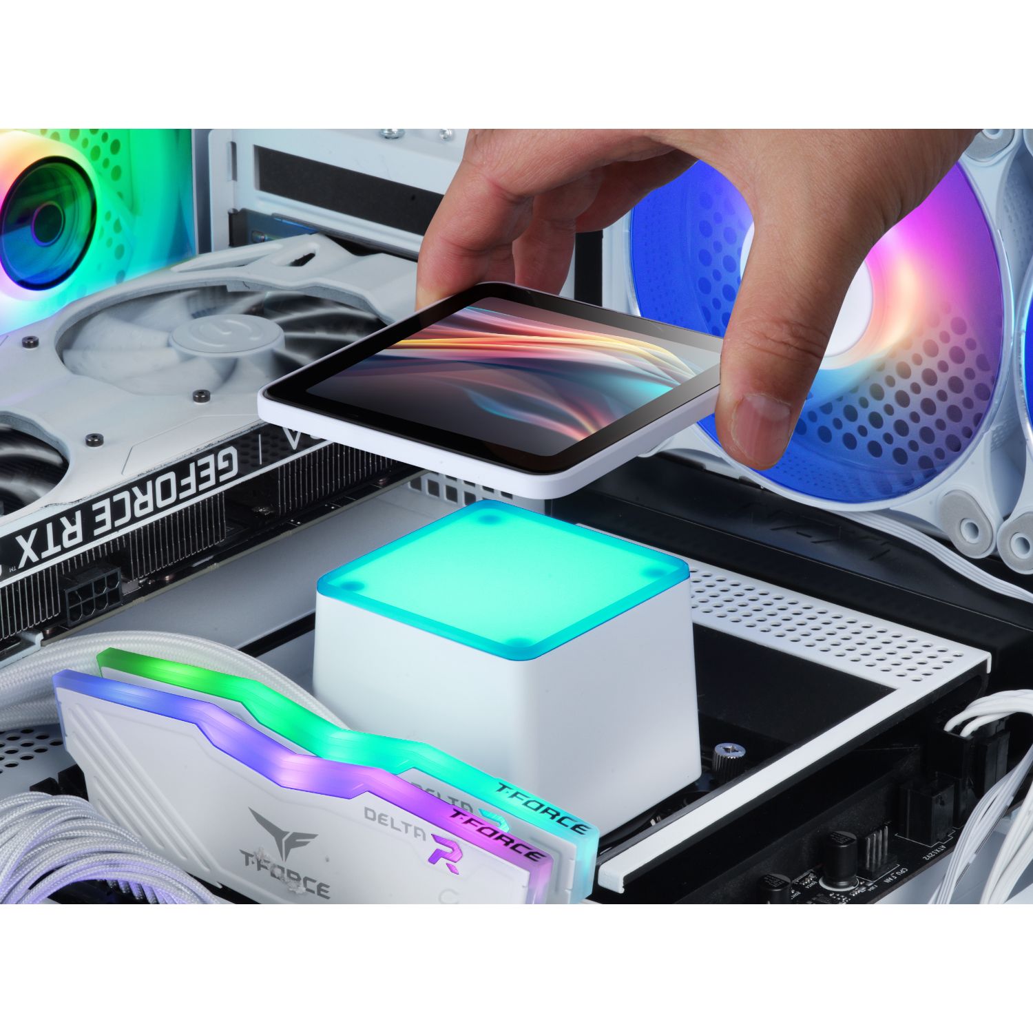 MLVISIONPRO240W - Refrigeracion Lquida CPU Mars Gaming 2x120mm Blanco (MLVISIONPRO240W)