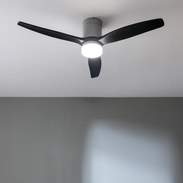 08526 - Ventilador de Techo CECOTEC EnergySilence Aero 5600 Aqua IronBlack 3 Aspas 40W WiFi (08526)