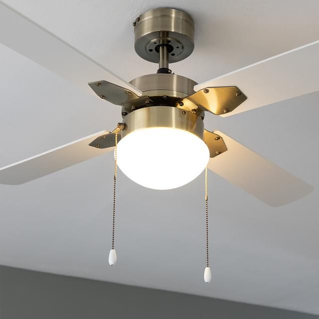 08464 - Ventilador de Techo CECOTEC EnergySilence Aero 450 GoldWhite 50W 4 Aspas (08464)
