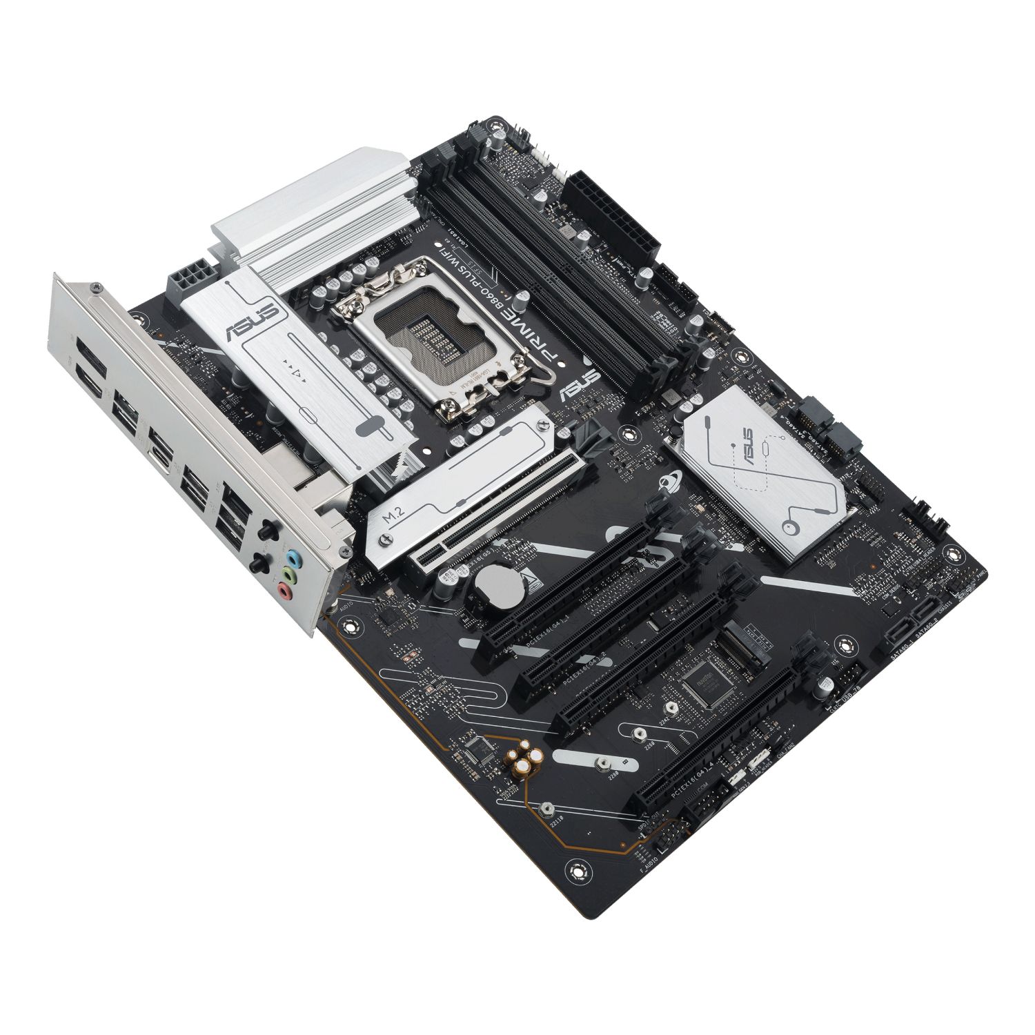 90MB1K50-M0EAY0 - Placa base ASUS PRIME B860-PLUS WIFI: (1851) 5DDR5 M.2 SATA3 USB DP HDMI RJ45 7.1 ATX WiFi 6E Bluetooth Ethernet 2.5 GbE