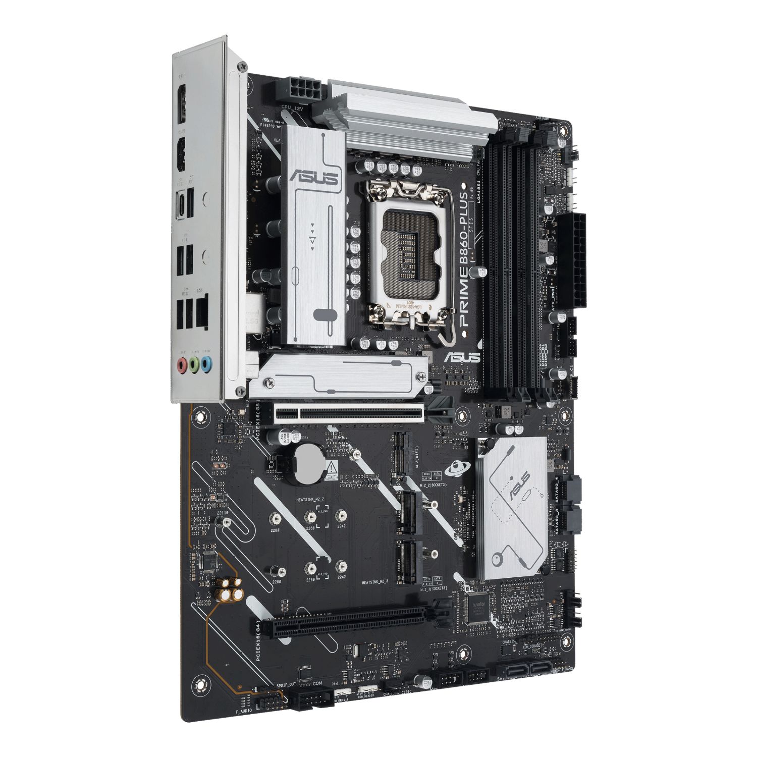90MB1KA0-M0EAYC - Placa base ASUS PRIME B860-PLUS-CSM: (1851) 4DDR5 M.2 SATA3 USB-A/C DP HDMI RJ45 7.1 ATX Ethernet 2.5 GbE