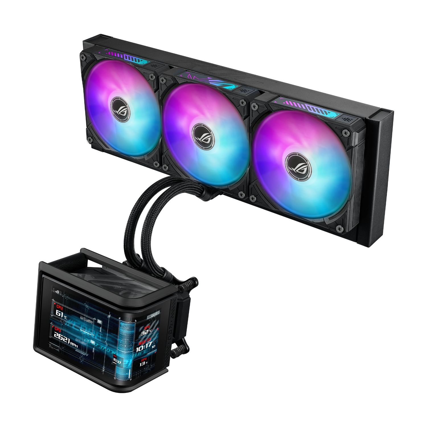90RC0151-B0EAY0 - Refrigeracin Lquida CPU ASUS ROG Ryuo IV SLC 360 Multisocket ARGB 12cm Negro (90RC0151-B0EAY0)