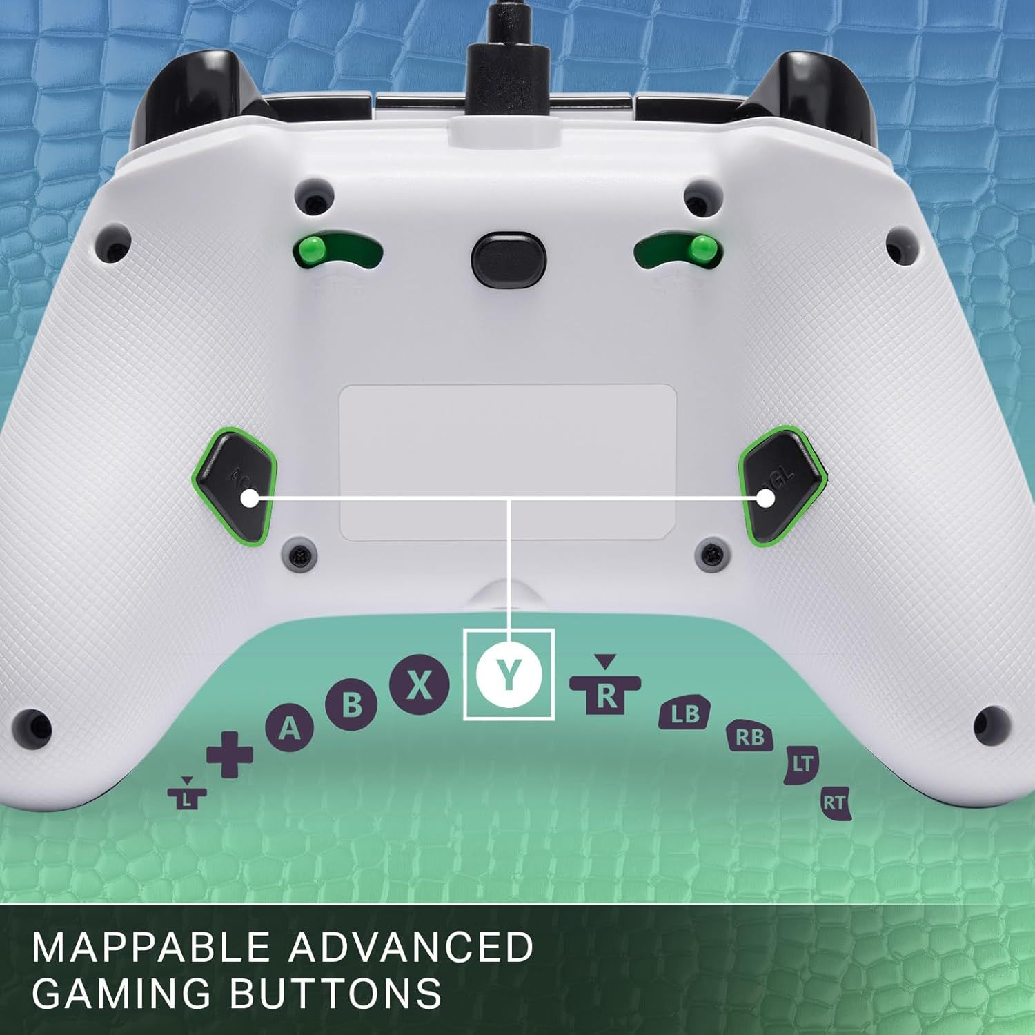 XBGP0396-01 - GamePad PowerA Advantage Xbox Series X/S Raptor Chrome Cable USB-C 3m (XBGP0396-01)