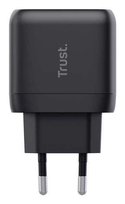 25521 - Cargador de Pared Trust Maxo GaN 45W QC 3.0 1xUSB-C Negro (25521)