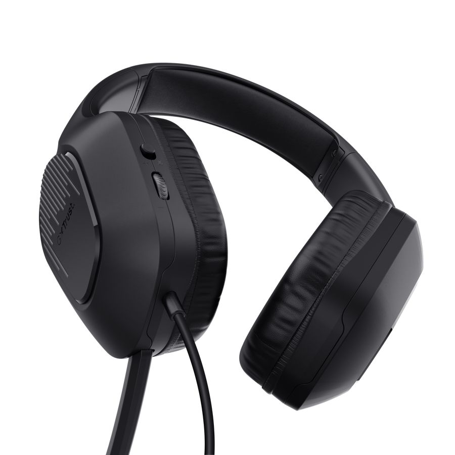 25885 - Auriculares+Micrfono Gaming Trust GXT417 Zirox Circumaurales Binaurales 3.5mm Negro (25885)
