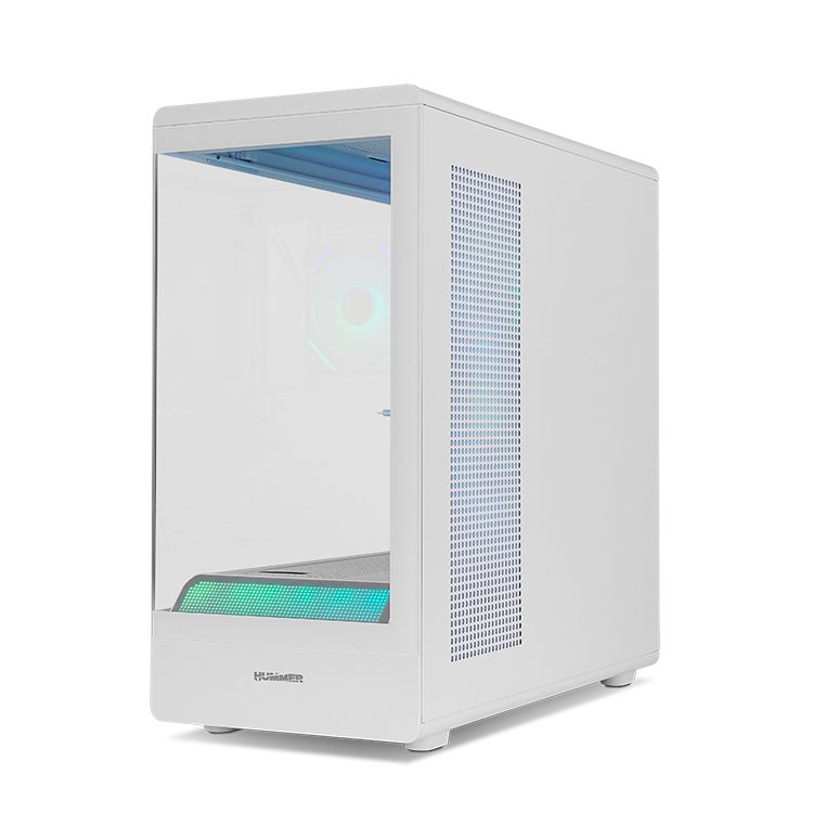 NXINFTYIOTAWH - Caja Nox Infinity Iota Panel Lateral de Cristal Templado ARGB 1xUSB-A 3.0 1xUSB-C 3.1 ATX ITX mATX Blanca (NXINFTYIOTAWH)