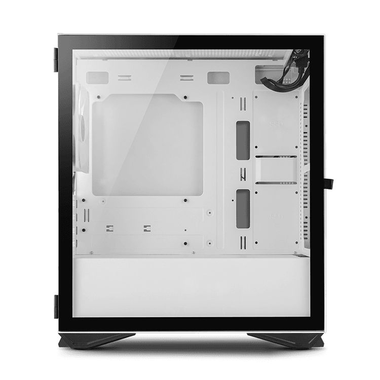 NXHUMMERAEROWH - Caja Nox Hummer Aero Hyperflow Panel Lateral de Cristal Templado ARGB 2xUSB-A 3.0 1xUSB-C 3.1 ATX ITX mATX Blanca (NXHUMMERAEROWH)