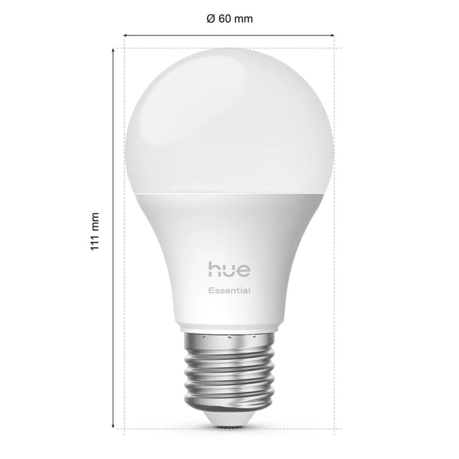 929004235407 - Bombilla inteligente Philips Hue E27 8W 800L 3unidades. Bluetooth. (929004235407)