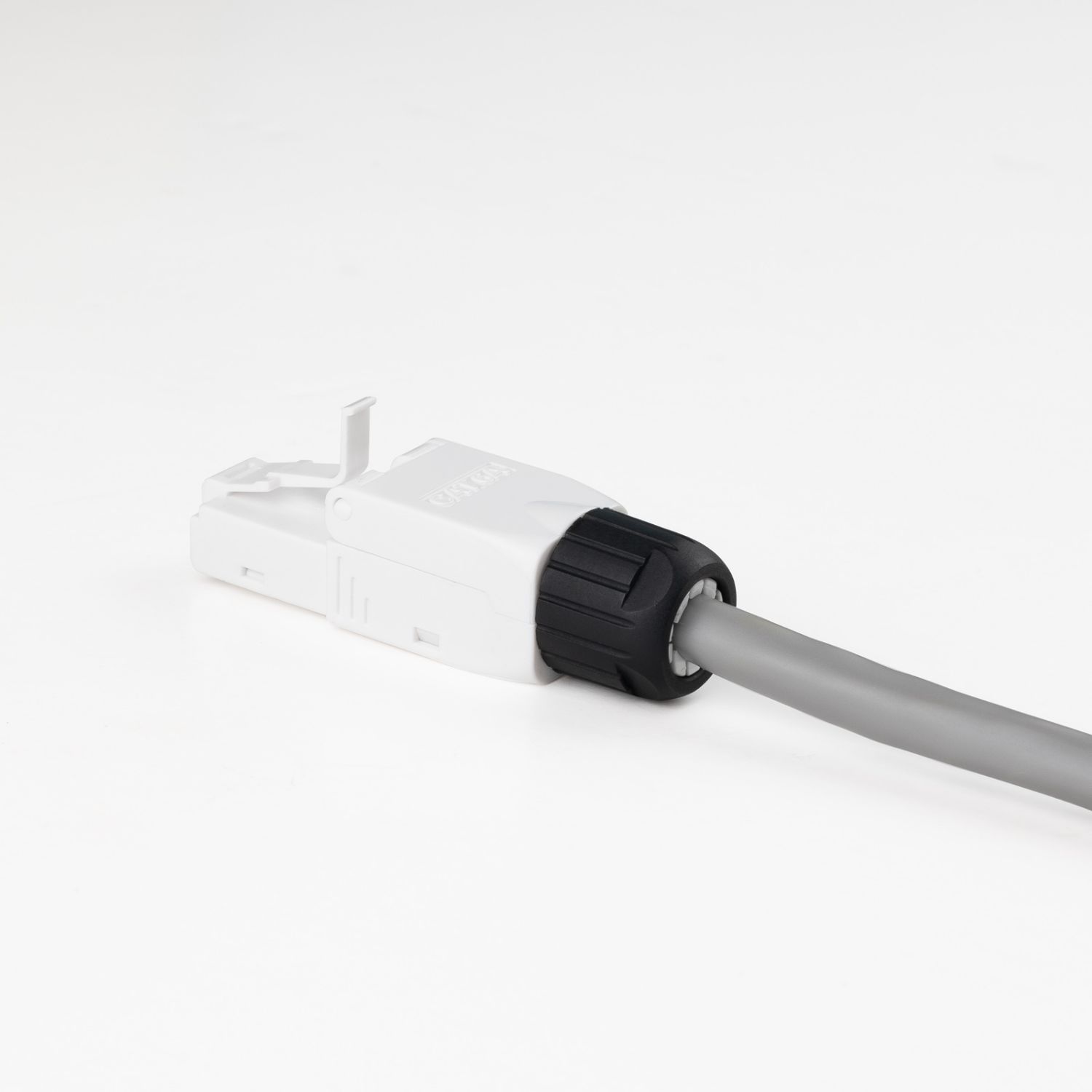 10.21.0601 - Conector Nanocable RJ45 Cat6A 10unidades, Auto Crimpable, Sin Herramientas, Blanco. (10.21.0601)