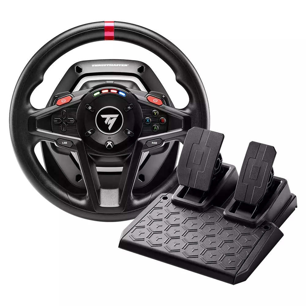 4160648 - Volante Thrustmaster T128 SimTask Pack Force Feedback 900, Pedales T2PM, Kit Fijacin PC/Consola. (4160648)