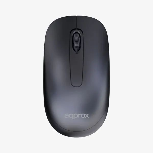 APPMX420B - Kit Teclado + Ratn APPROX Multimedia 105 Teclas Wireless 2.4GHz 1000dpi 3 Botones Negro (APPMX420B)