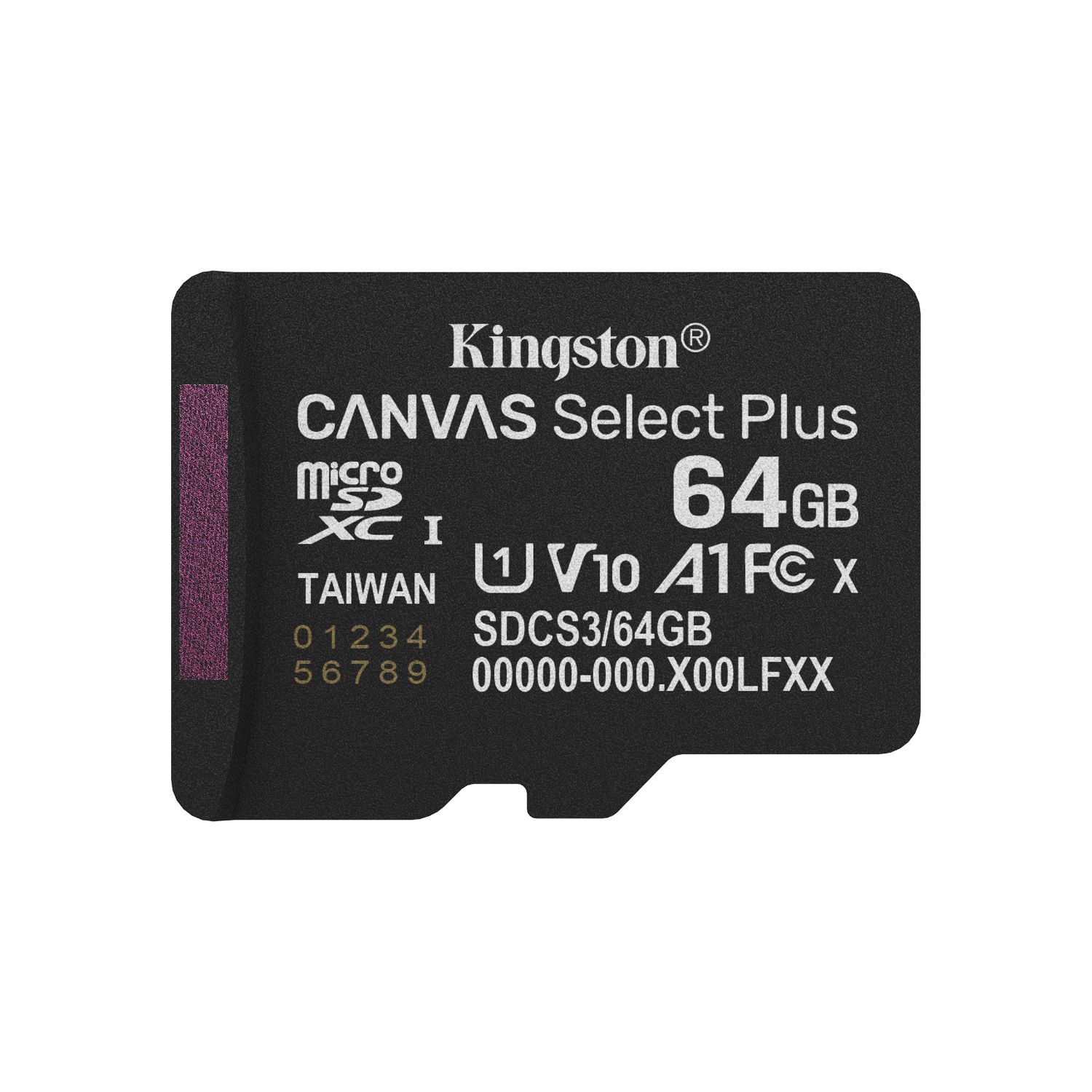 SDCS3/64GB - Kingston MicroSDXC 64Gb con Adaptador SD, Clase10, UHS-I V10 A1 150MB/s. (SDCS3/64GB)