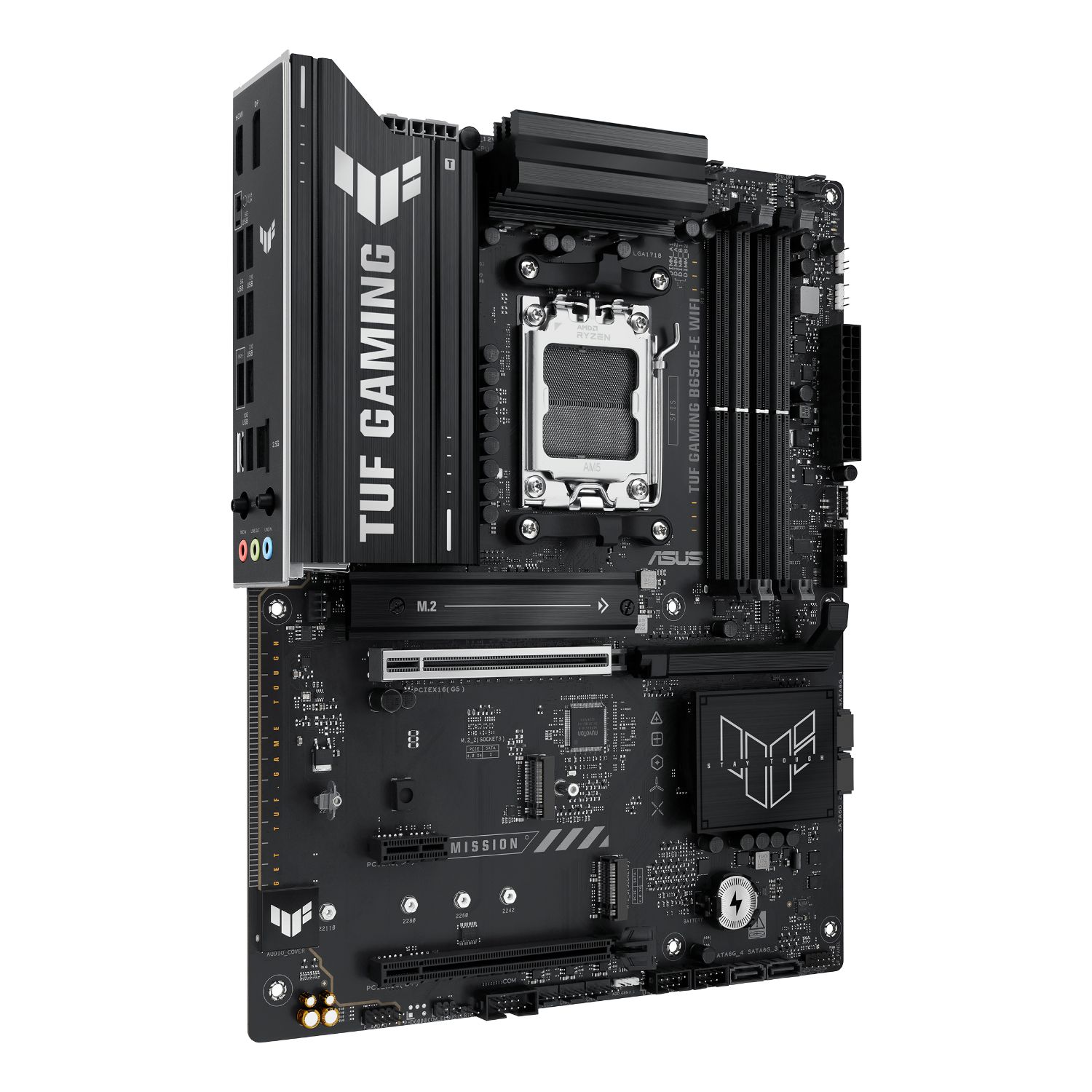 90MB1LT0-M0EAY0 - ASUS TUF GAMING B650E-E WIFI: (AM5) 4DDR5 SATA3 M.2 USB HDMI DP RJ45 7.1 ATX WiFi 6E Bluetooth 5.3 Ethernet 2.5 GbE (90MB1LT0-M0EAY0)