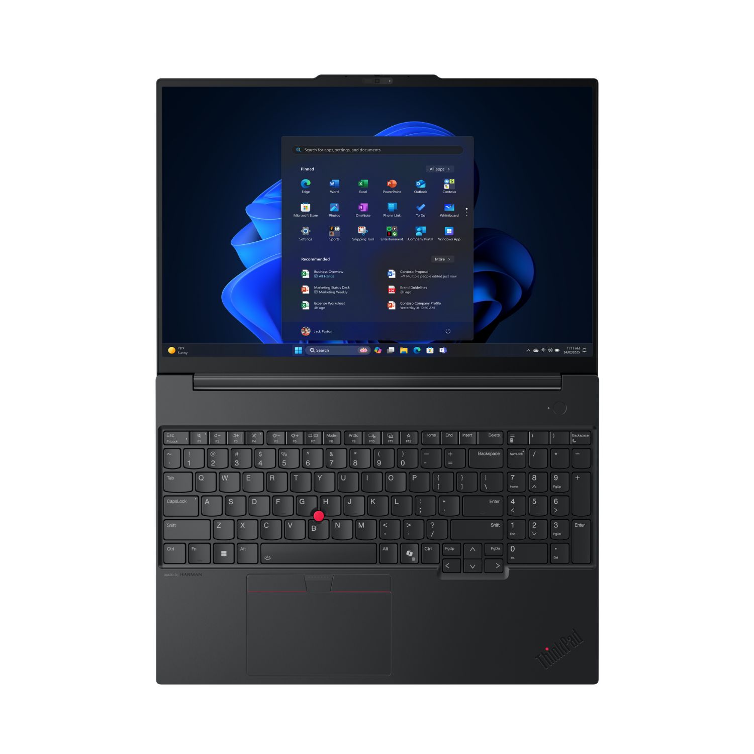 21SR0042SP - Porttil Lenovo ThinkPad E16 Gen3 Intel Core Ultra 7-255H 32Gb 1Tb SSD Cmara Frontal FHD/IR 16