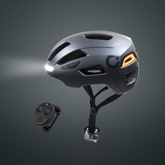 A01_EU01_101746 - Casco Cecotec BrainGuard Flash S-M, con intermitentes y luz trasera Bluetooth. (A01_EU01_101746)