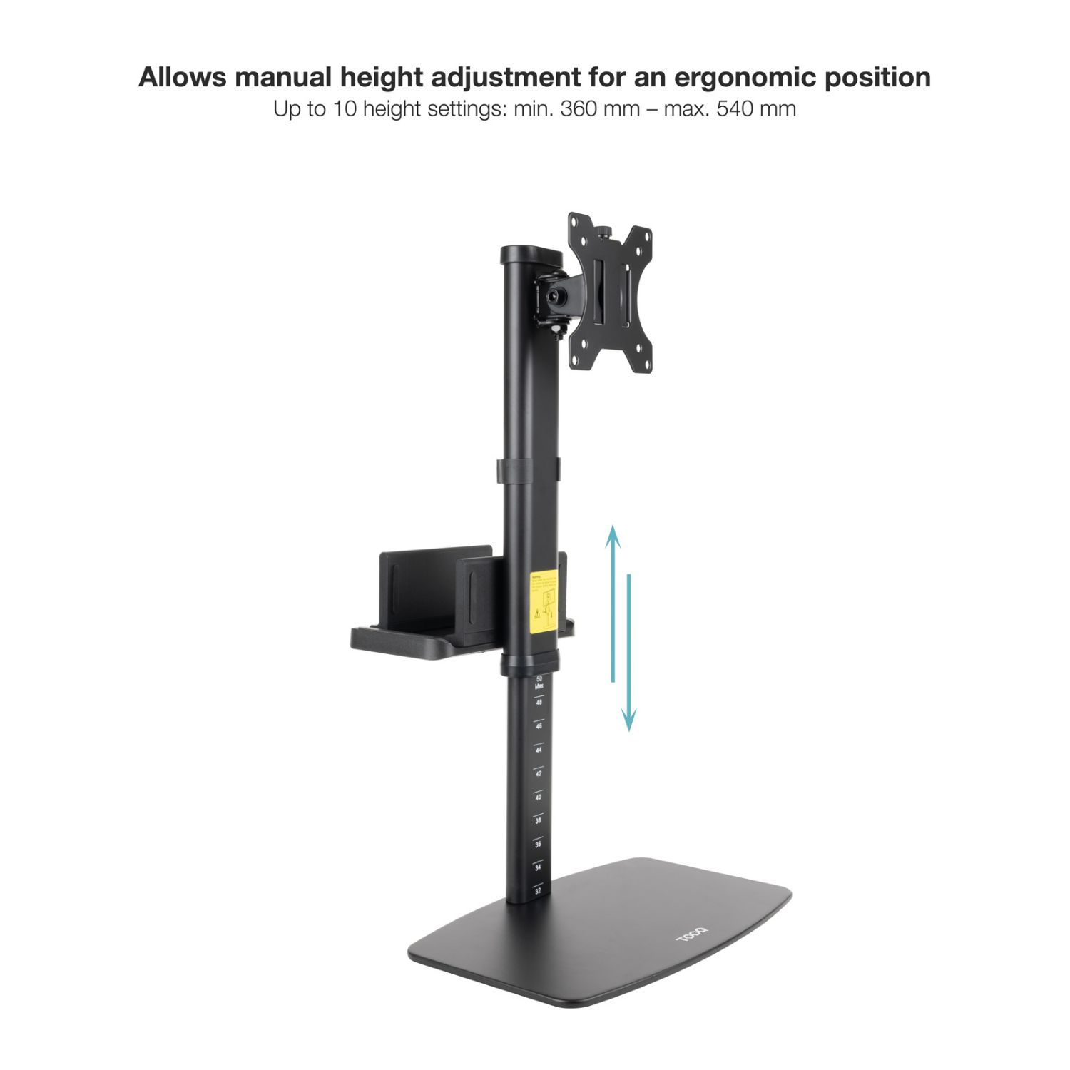 DB1128TN-B - Soporte de Mesa TooQ Pantallas 17