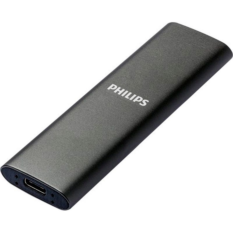 FM50SS031P - Disco Externo SSD Philips Slim 500Gb SATA USB-C 3.0 Lectura 550 Mb/s Gris (FM50SS031P)