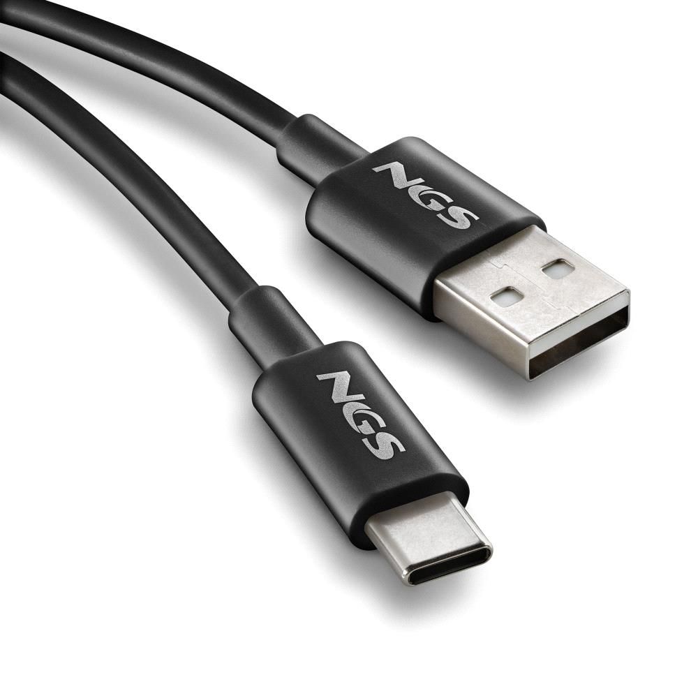 ZYRO-ACBLACK - Cable NGS Usb-C a Usb-C 1m Negro (ZYRO-ACBLACK)
