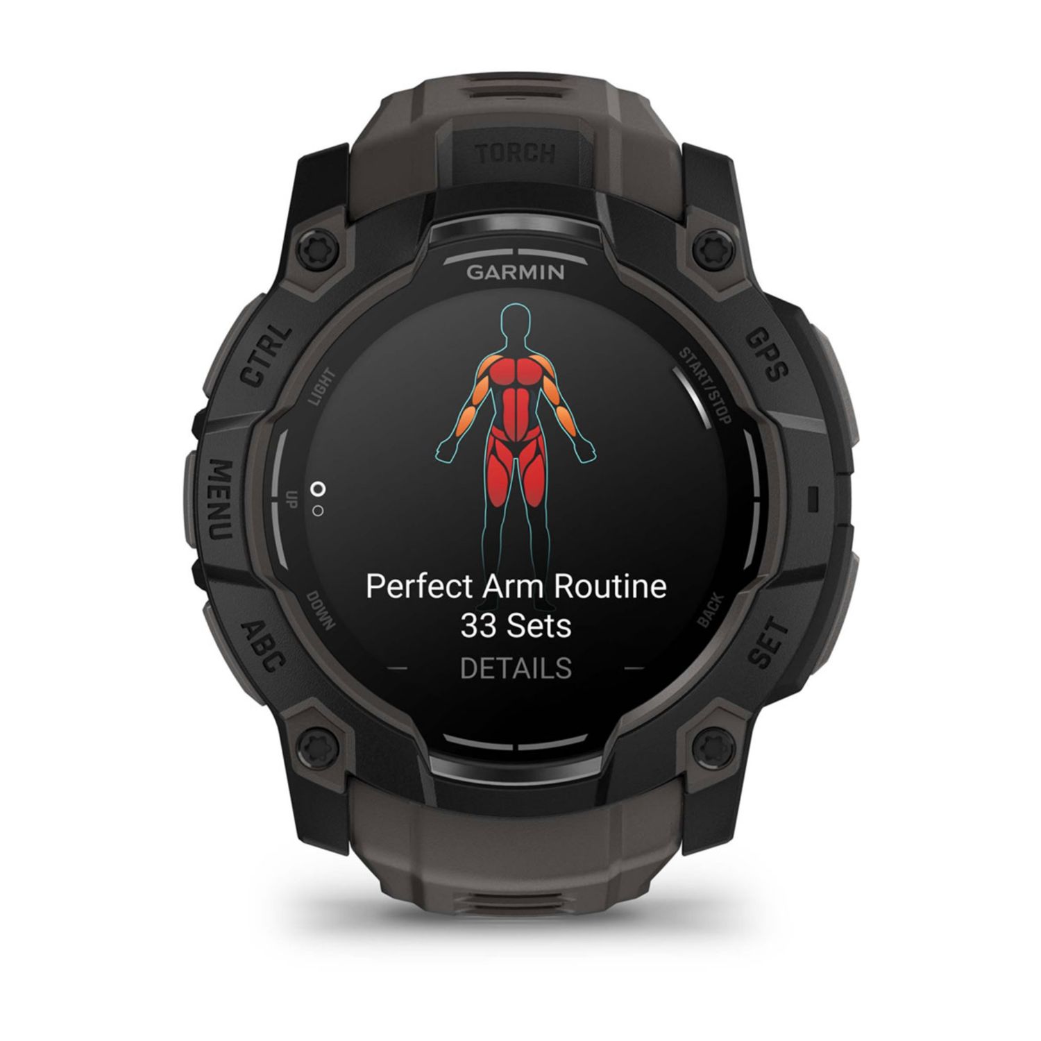 010-03020-00 - Smartwatch Garmin Instinct 3 Digital AMOLED Tctil Color 1.3? 50mm Multideporte Bluetooth GPS Negro Correa Carbn (010- 03020-00)