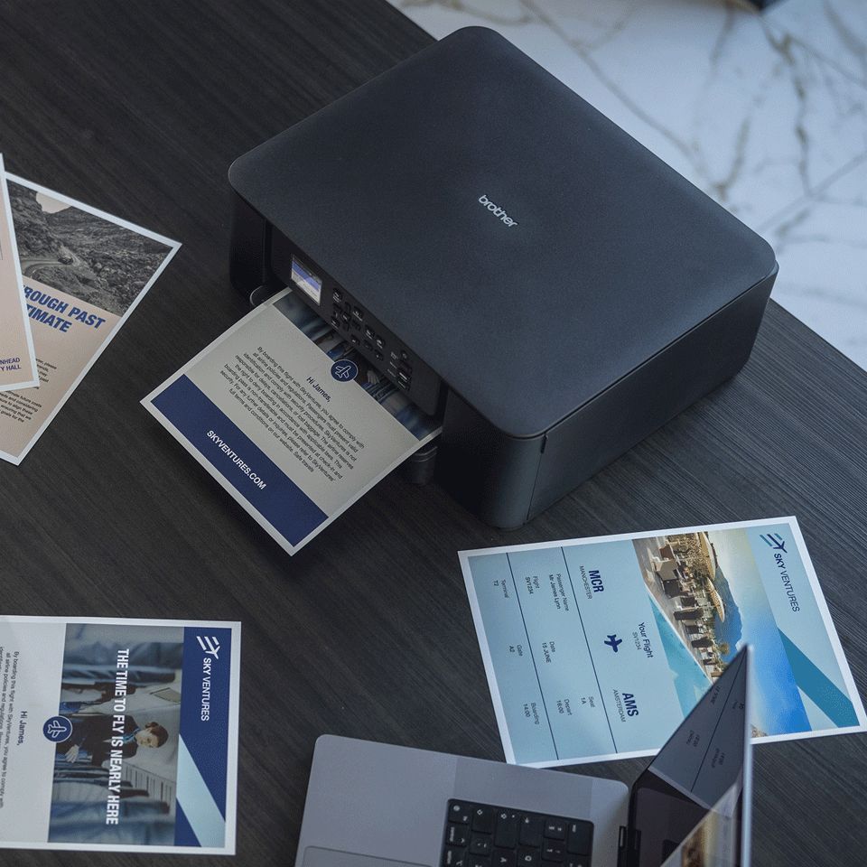 DCPJ1310DWRE1 - Impresora Multifunci�n Brother InkJet Pantalla 1.8? Color 1200x6000dpi A4 Color Bandeja 150 Hojas 1xUSB 2.0 WiFi 4 D�plex Negra (DCPJ1310DWRE1)