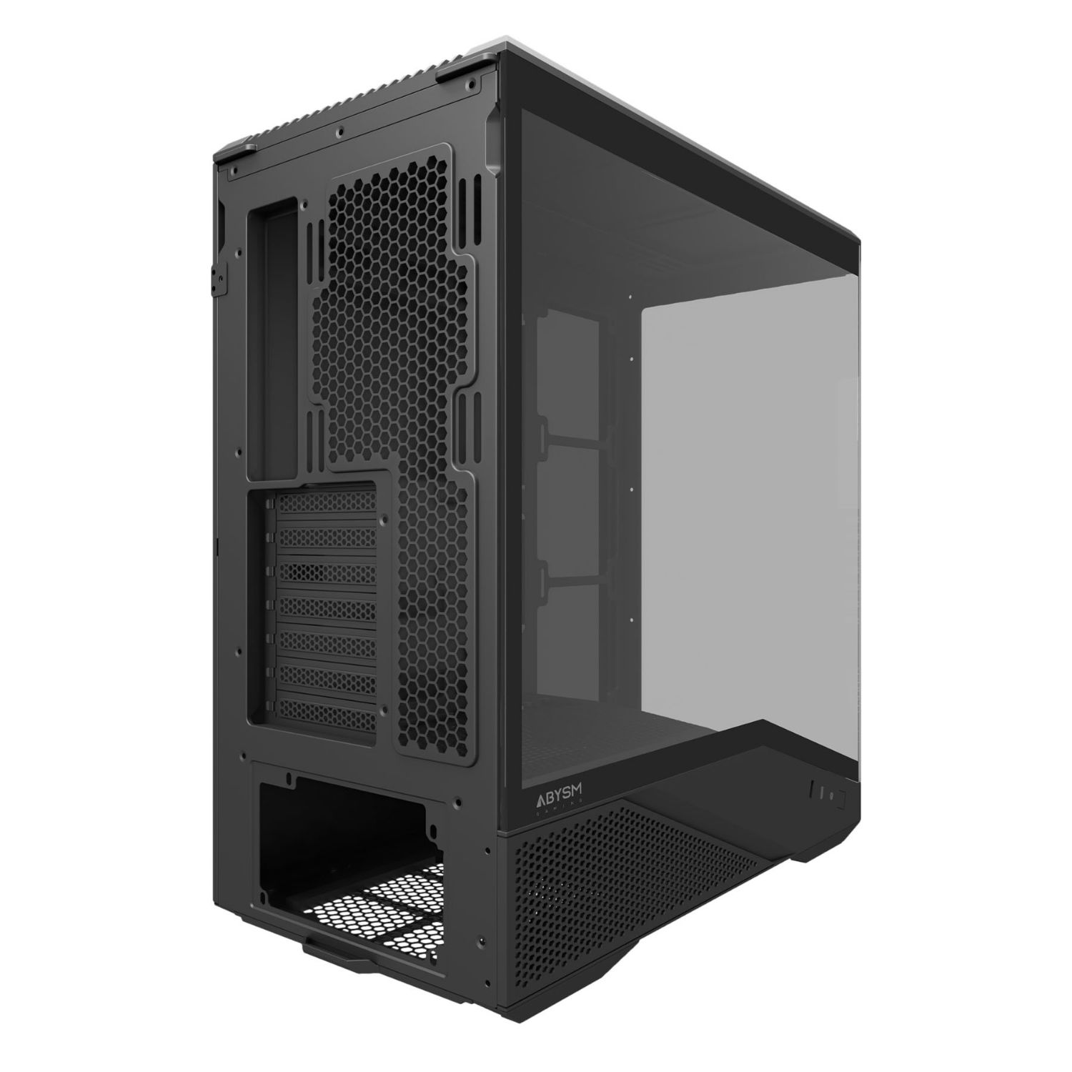 AB123533 - Caja Abysm Gaming Arian Frame A400 Panel Lateral de Cristal Templado ARGB 1xUSB-A 3.0 1xUSB-C 3.1 ATX mATX Mini-ITX Negra (AB123533)
