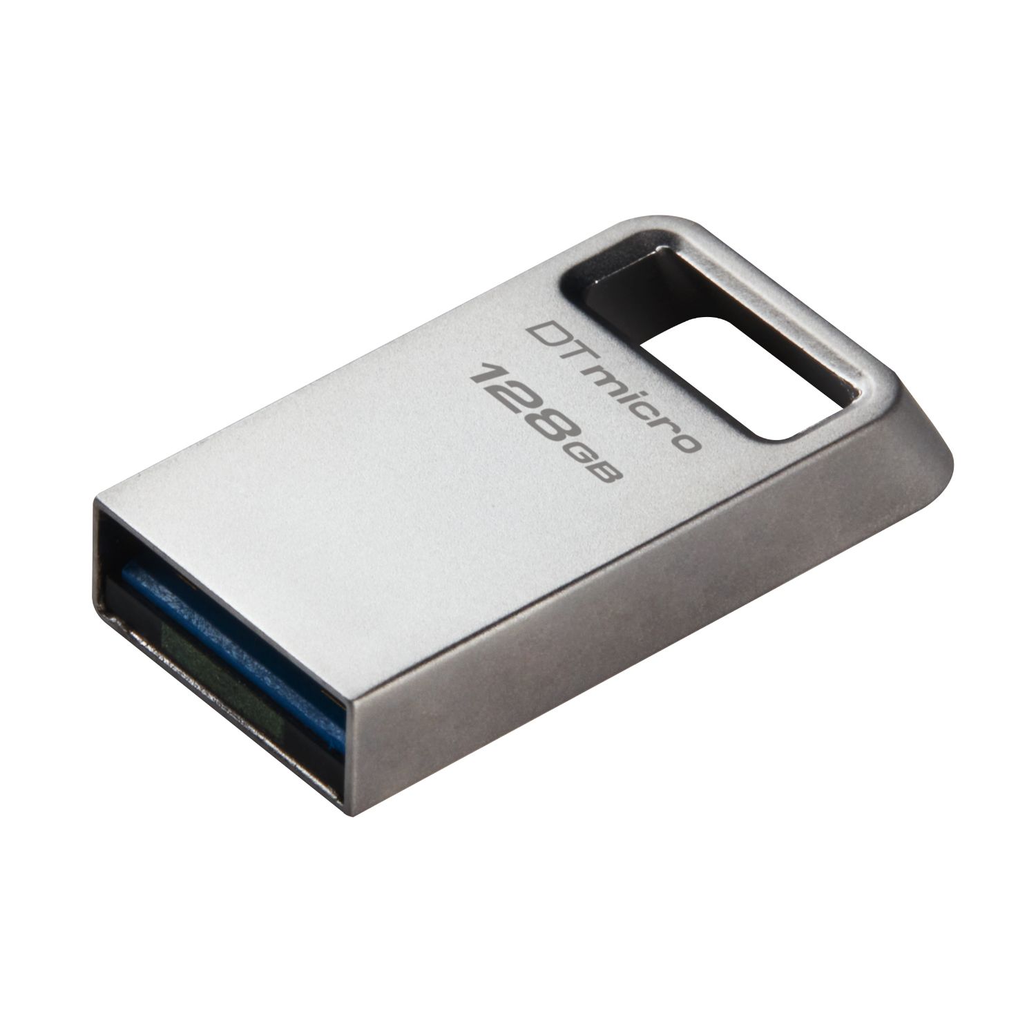 DTMC3G2/128GB - Pendrive Kingston DataTraveler Micro 128Gb USB-A 3.0 Lectura 200 Mb/s Llavero Metal (DTMC3G2/128GB)
