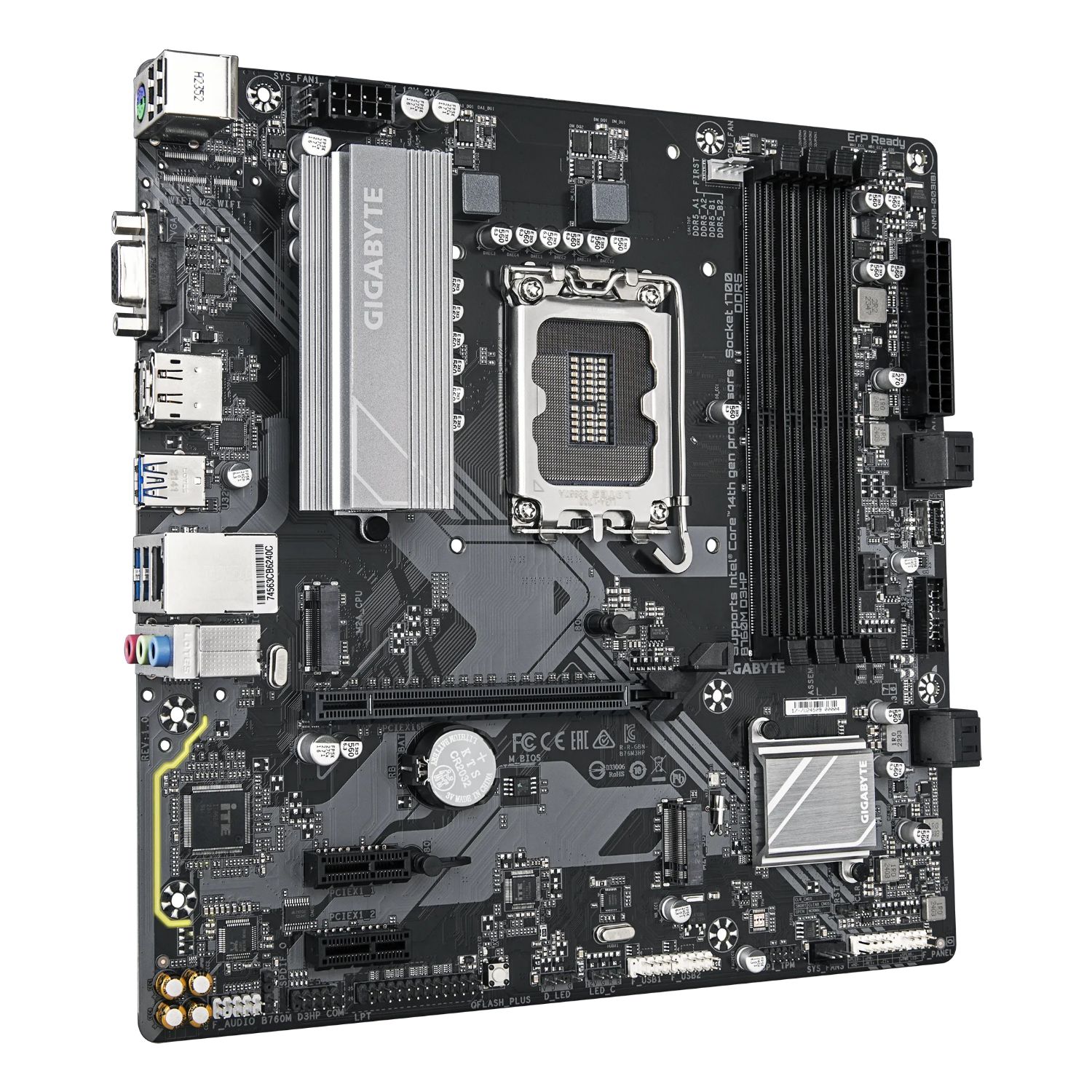 B760M D3HP G10 - Placa base GIGABYTE B760M D3HP: (1700) 4DDR5 M.2 SATA3 USB DP VGA HDMI RJ45 mATX 7.1 Ethernet