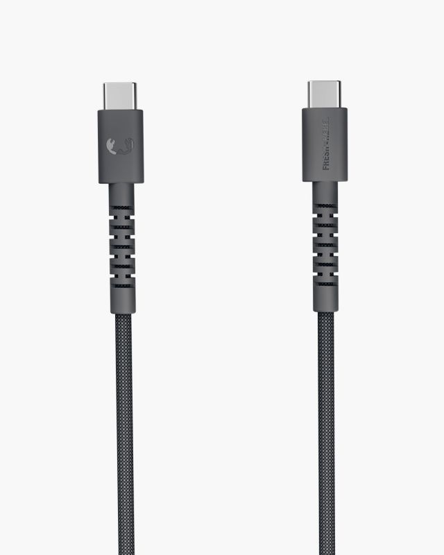 2CCC071SG - Cable Fresh N Rebel FlexWave USB-C a USB-C 60W 70cm Gris Silicona Ultraflexible Dise�o Trenzado Duradero (2CCC071SG)