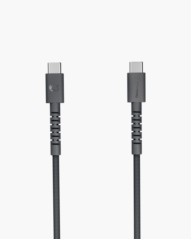 2CCC201SG - Cable Fresh N Rebel FlexWave USB-C a USB-C 100W 2m Gris Silicona Ultraflexible Dise�o Trenzado Duradero (2CCC201SG)