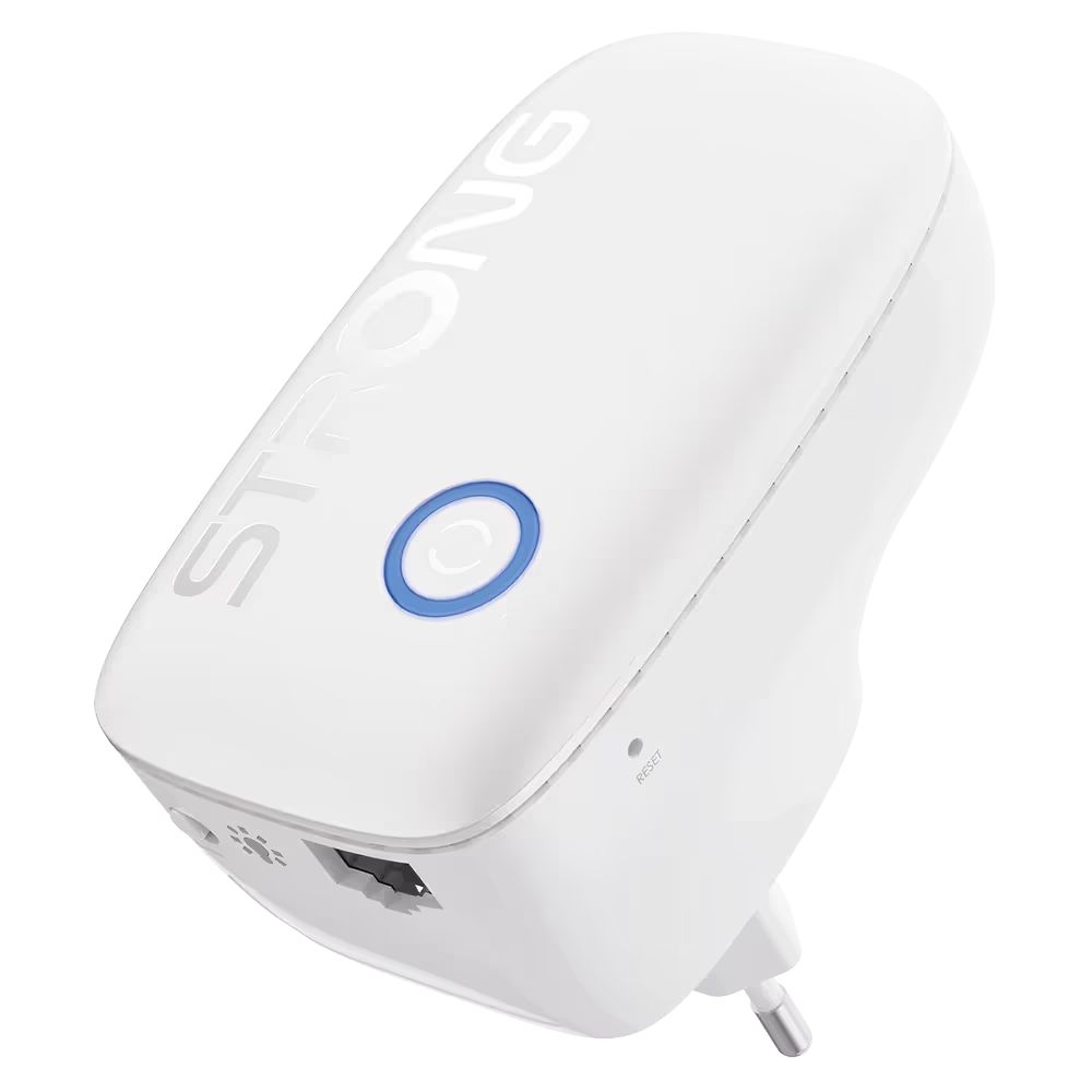 REPEATER 1200 WIFI5 - Repetidor Strong WiFi 5 DualBand 1xRJ45 Ethernet 10/100 Antena Interna Blanco (REPEATER 1200 WIFI5)