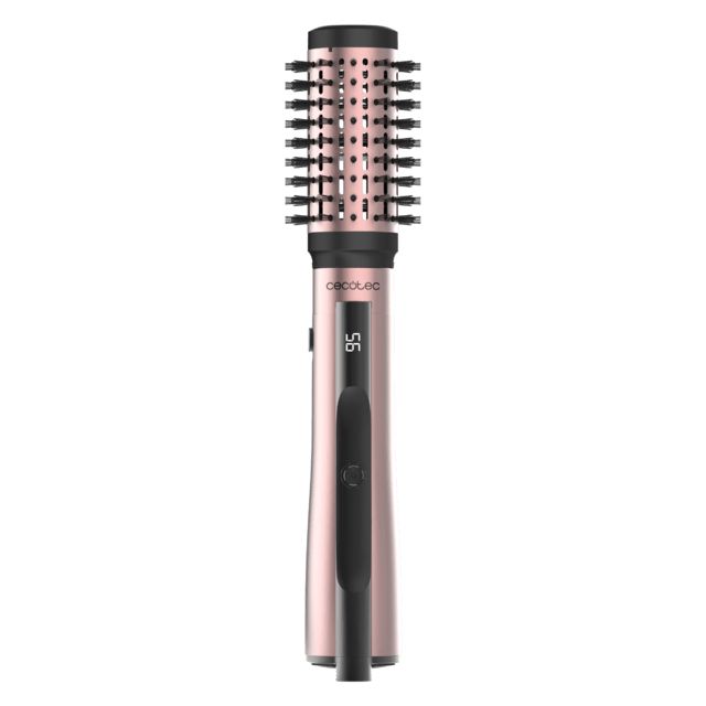 A01_EU01_116275 - Secador Ceotec CeramicCare 3in1 AirBrush, Cepillo de Aire con Funci�n I�nica, Seca, Moldea y Da Volumen, Pantalla de Temperatura, 1200W de Potencia, Revestimiento de Cer�mica, 3Modos de Calor, Cepillos de 50mm,33mm y Cabezal Voluminizador(A01_EU01_116275)