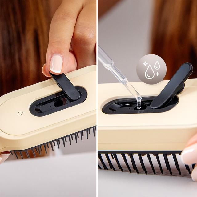 A01_EU01_116308 - Cepillo Reparador Cecotec HairCare Revitalize Little, con Luz LED, Aplicador de Serum y Masaje Vibratorio, Cuida, Repara y Estimula el Crecimiento del Cabello, 4 Luces LED, Tratamiento Capilar en Casa (A01_EU01_116308)