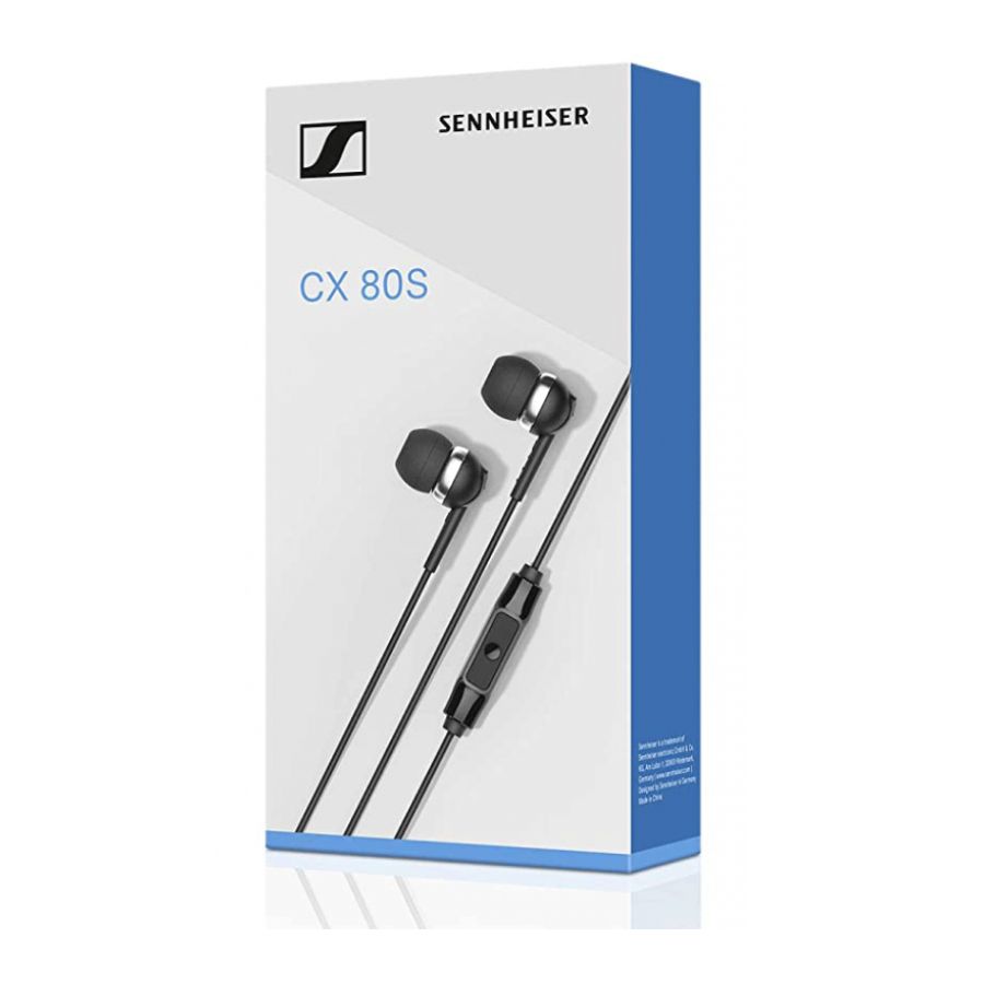 SV508896 - Auriculares Sennheiser CX80S Intraurales 3.5mm Negros (SV508896)