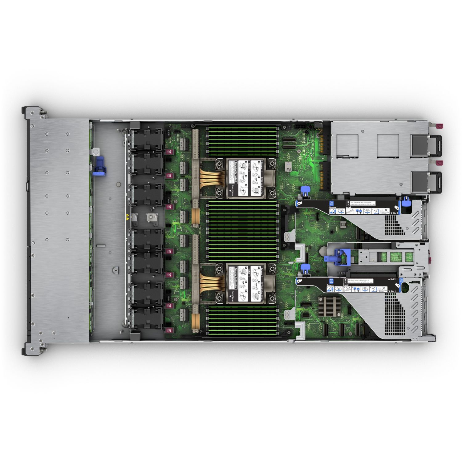 P71673-425 - Servidor HP ProLiant DL360 Gen11 Intel Xeon Silver 4510 2x32Gb 2x960Gb 4xRJ45 2x1000W Ethernet 1U Negro (P71673-425)
