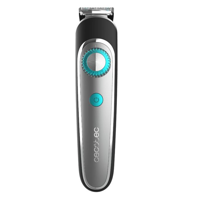 A01_EU01_100059 - Cortapelo Cecotec PrecisionCare Multigrooming Trimmer con 6 cabezales, con 5 peines en medidas de 3/6/9/12/15 mm, y 2 peines regulables de 1 a 10 mm y de 11 a 20 mm, un peine corporal y resistencia IPX7.(A01_EU01_100059)