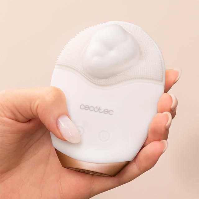 A01_EU01_116291 - Limpiador Facial Cecote FaceCare TotalClean Soft, Ultras�nico con Generador de Jab�n Autom�tico, Vibraci�n S�nica + Masaje Reafirmante, Silicona de Grado Alimenticio, 60 min de Autonom�a, IPX6 Waterproof, Control de Velocidad (A01_EU01_116291)