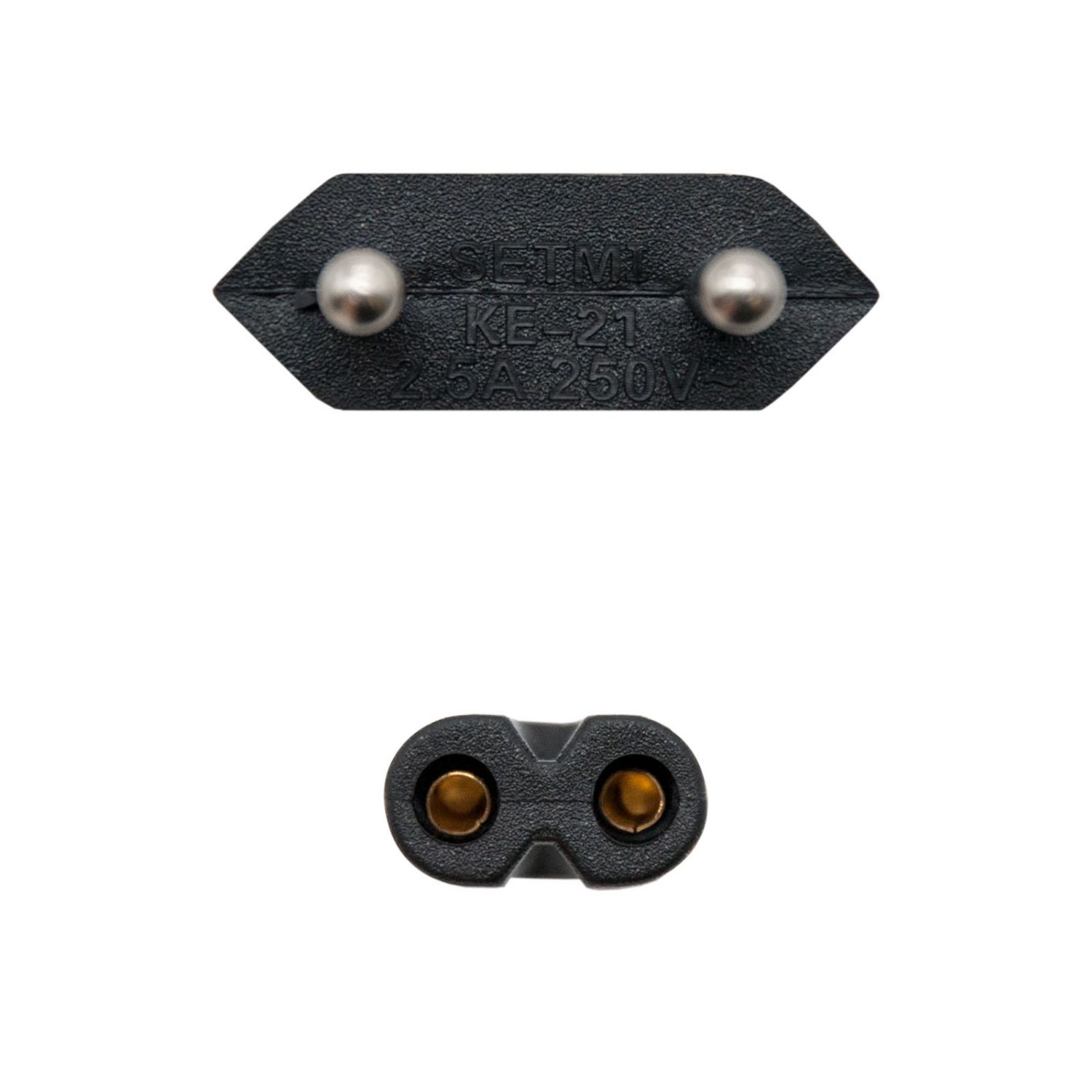 10.22.0402-L300 - Cable Alimentacion Nanocable con forma 8, CEE7/16/M ? C7/H, 3m,Negro. (10.22.0402-L300)