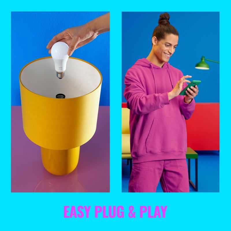 929004583422 - Bombilla Philips Wiz E27 LED Wifi, Luz blanca ajustable. (929004583422)