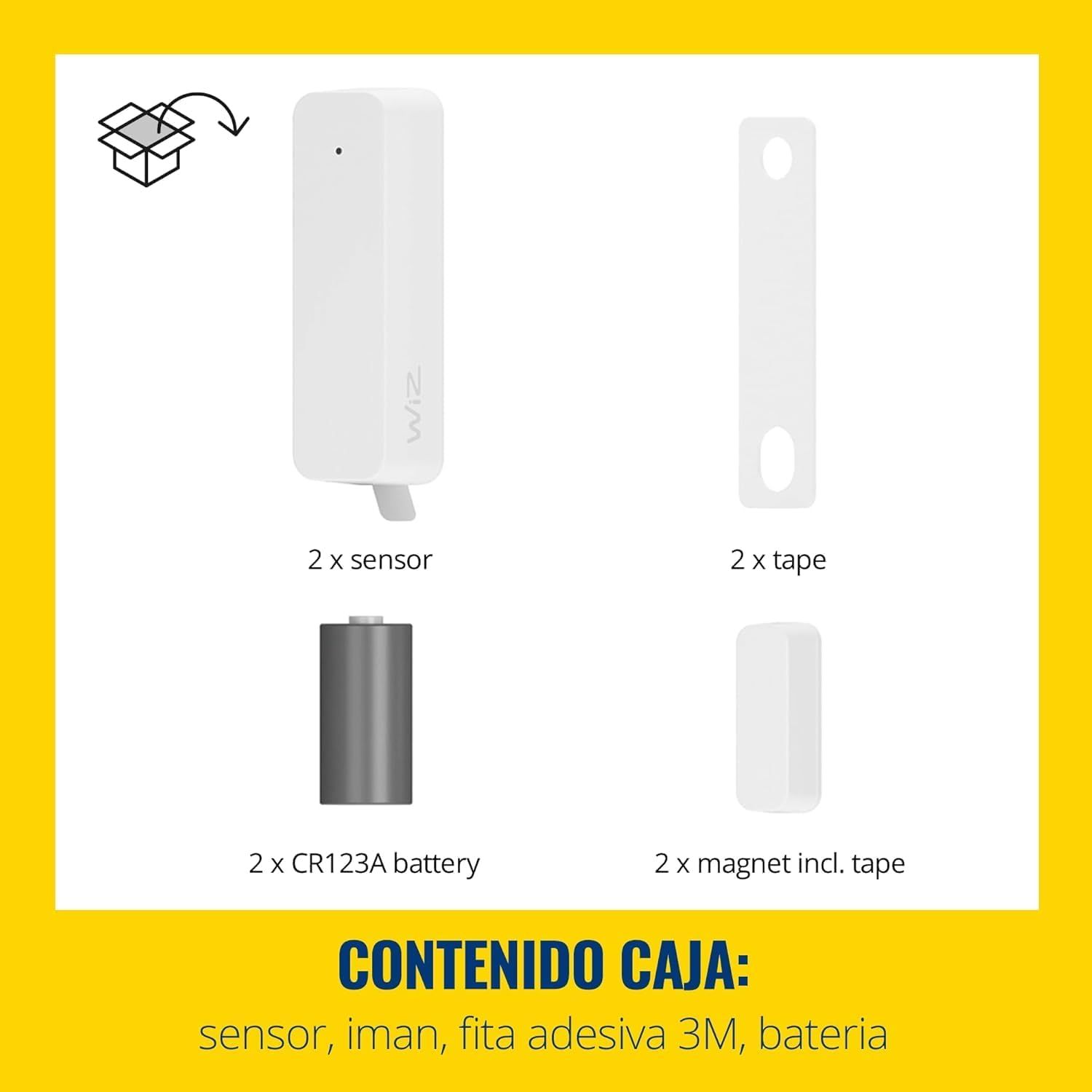 929004121932 - Sensor de contacto Philips WIZ 2unidades (929004121932)