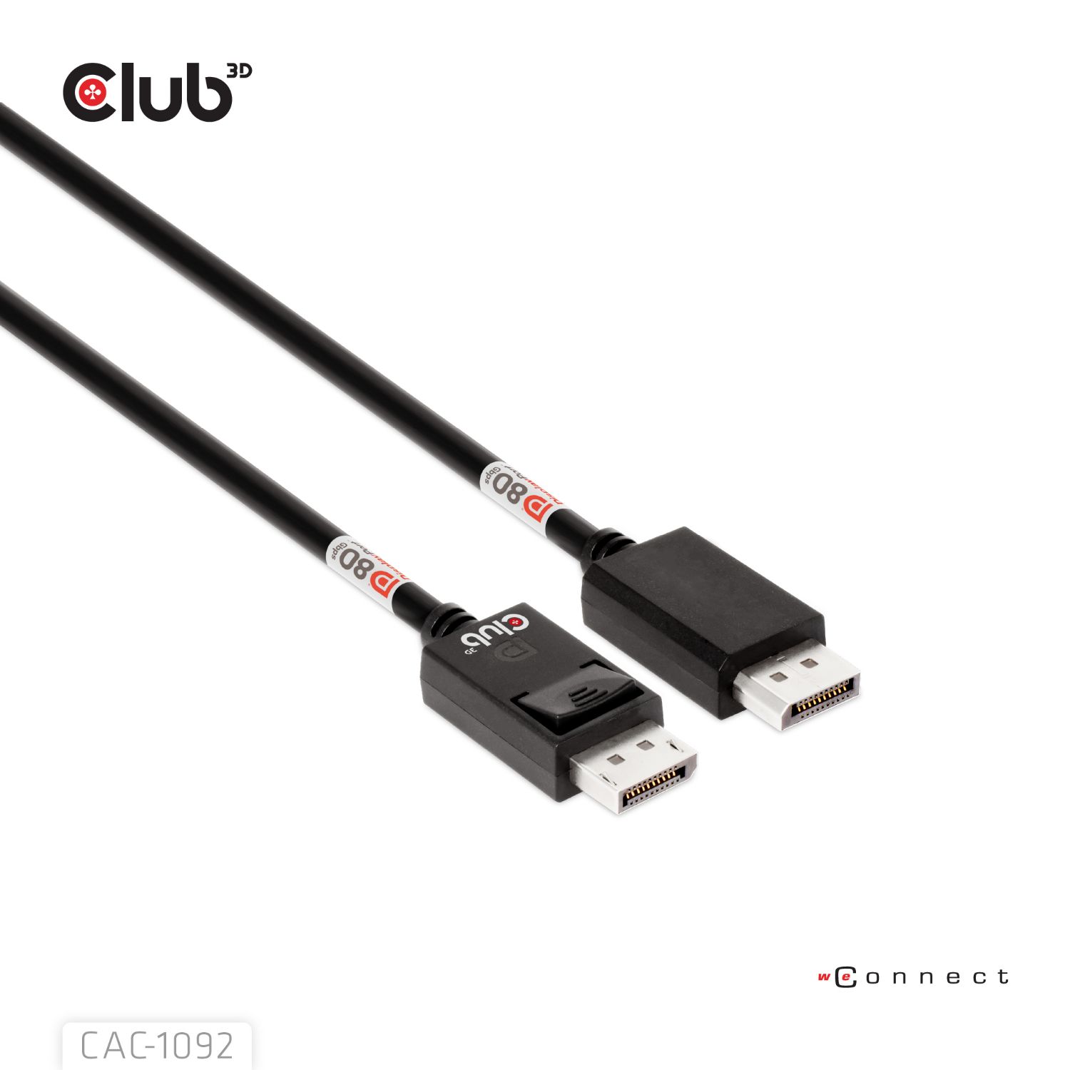 CAC-1092 - Cable Club 3D DisplayPort2.1 M/M 8K 240Hz 1.6m (CAC-1092)