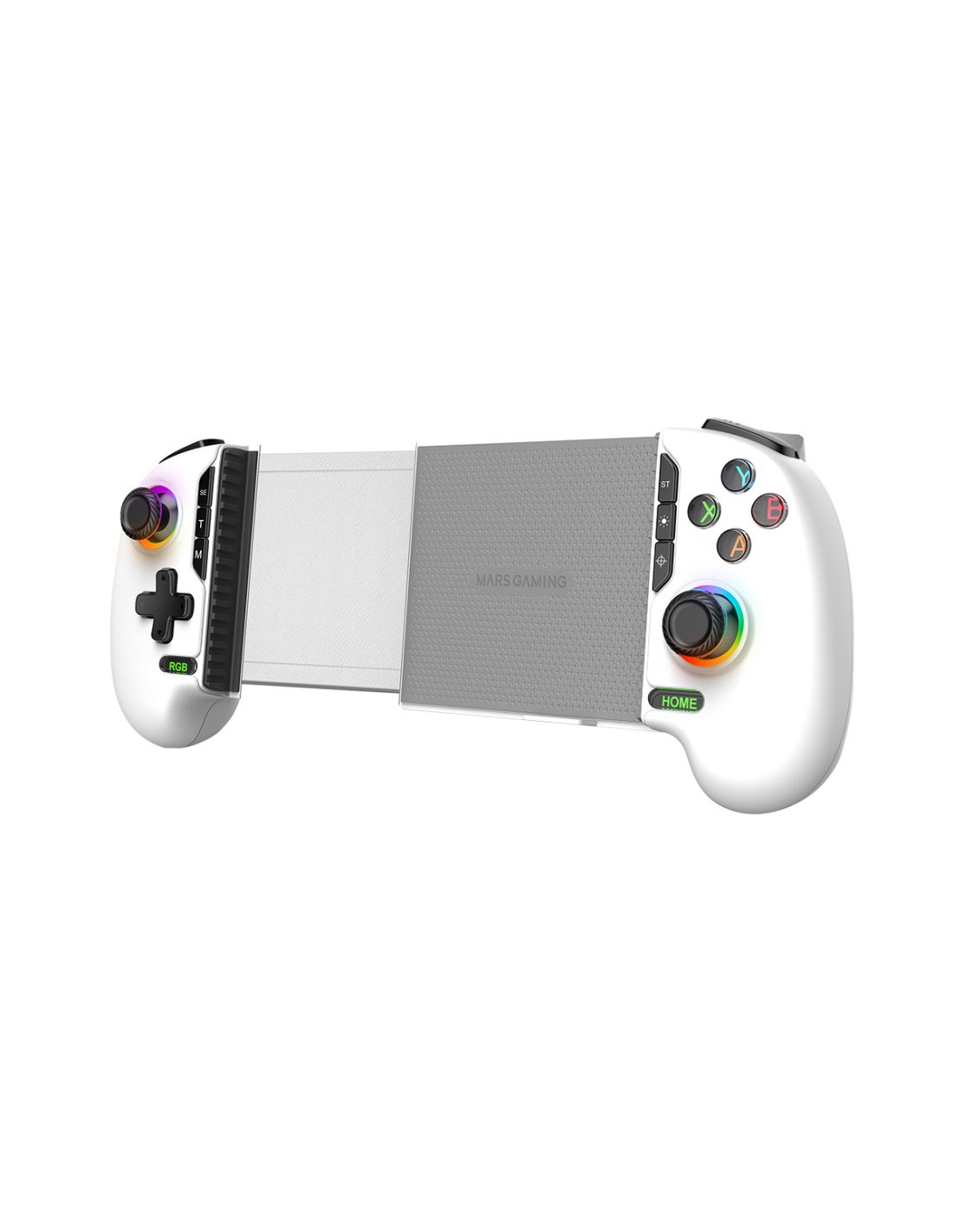 MGPXPROW - GamePad Mars Gaming LCD Bluetooth 5.0 PS4/Switch/Switch 2/PC/Android/iOS Blanco (MGPXPROW)