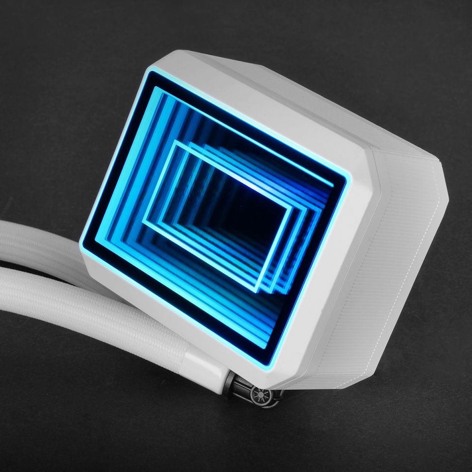 MLTWO240W - Refrigeraci�n L�quida Mars Gaming AIO ARGB 2x12cm 450W TDP Blanco (MLTWO240W)