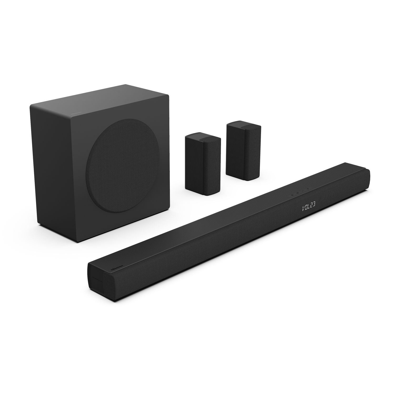 AX5100Q - Barra de Sonido Hisense 5.1 580W Subwoofer Bluetooth 5.3 Negra (AX5100Q)