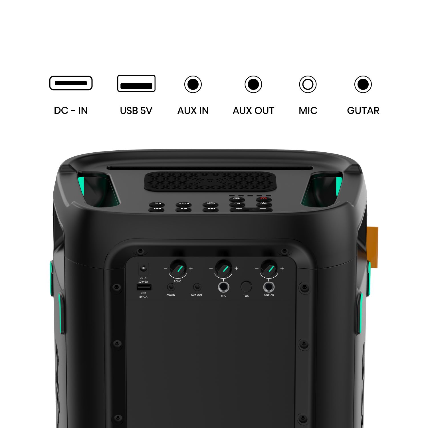 PARTY STORM - Altavoz Hisense LED 300W USB 2.0 Bluetooth 5.0 Negro (PARTY STORM)