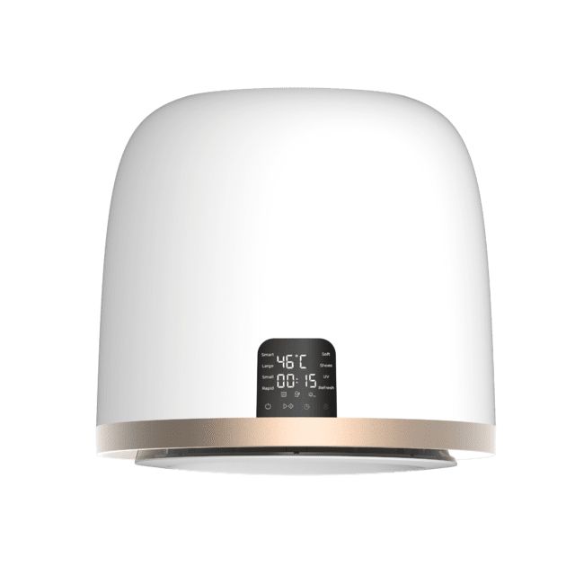 A01_EU01_111286 - Secadora Cecotec Bolero DressCode Dry 3500V Gold compacta de evacuaci�n de 3Kg, color blanco con oro cromado, secado autom�tico inteligente y Control Touch, funci�n UV Care, tambor inox con giro bidireccional y sistema anti-arrugas.(A01_EU01_111286)