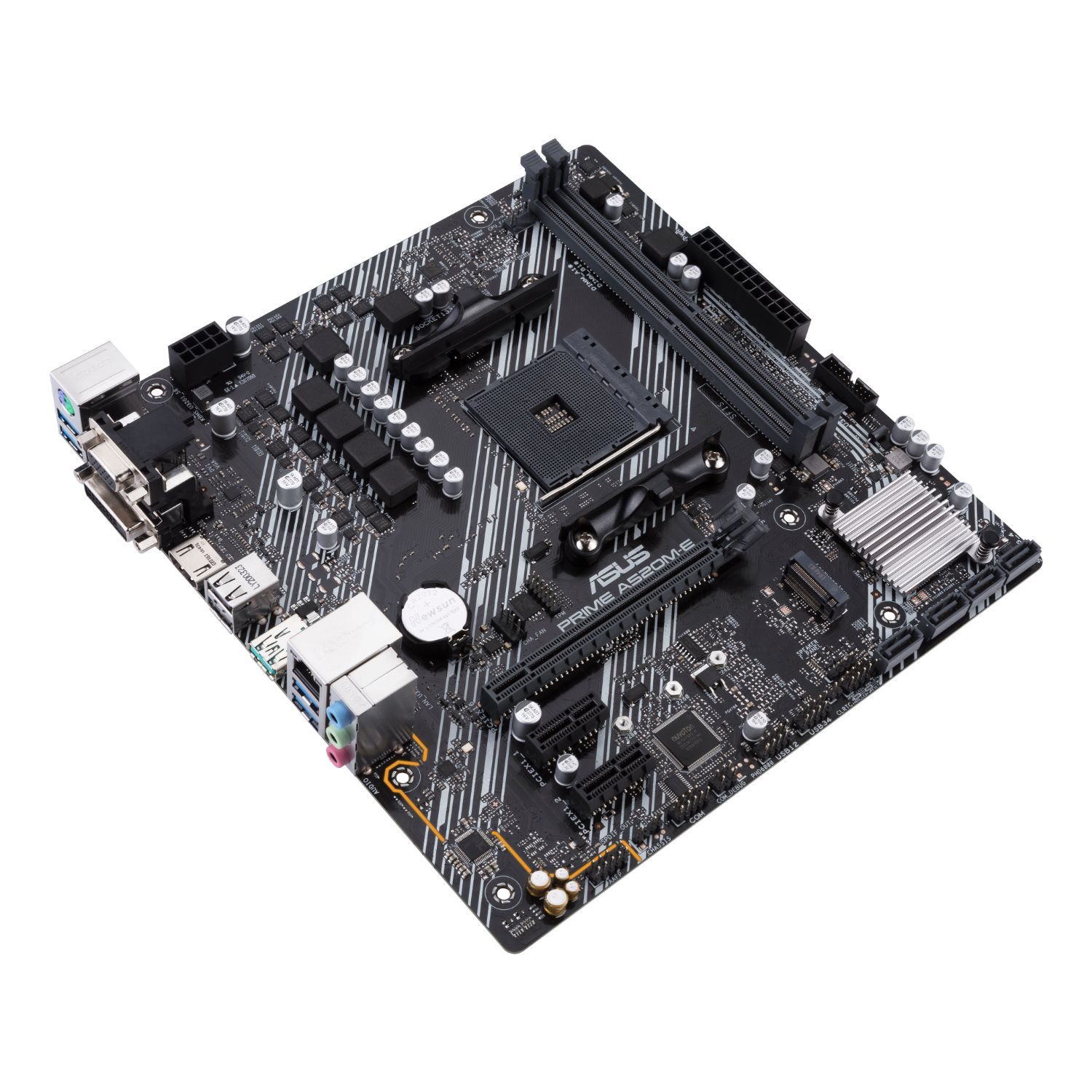 90MB1510-M0EAYC - Placa base ASUS PRIME A520M-E/CSM: (AM4) 2DDR4 USB HDMI VGA DVI-D RJ45 mATX 7.1 Ethernet (90MB1510-M0EAYC)