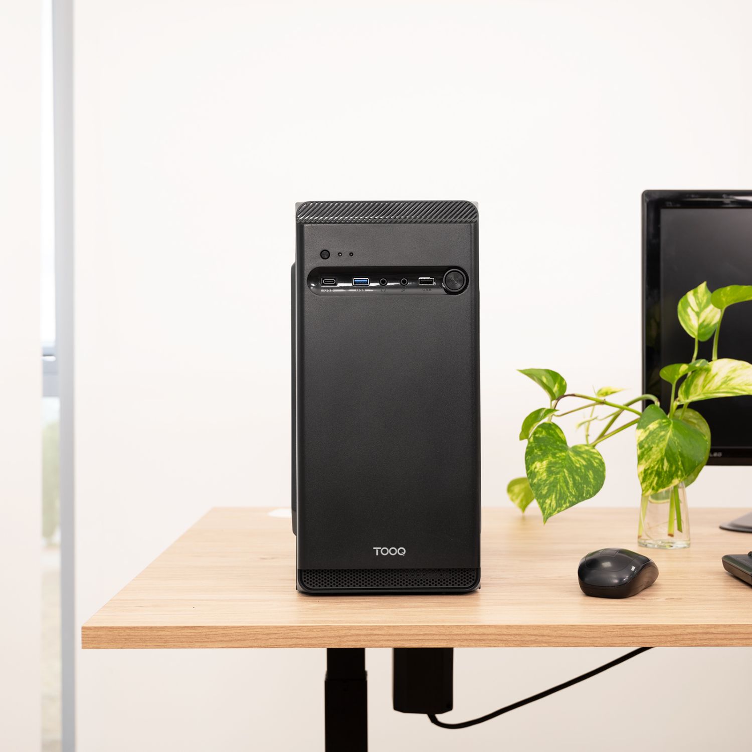 TQC-4702-SP - Caja TooQ Dodeka Ultra 500W Usb-C mATX (TQC-4702-SP)