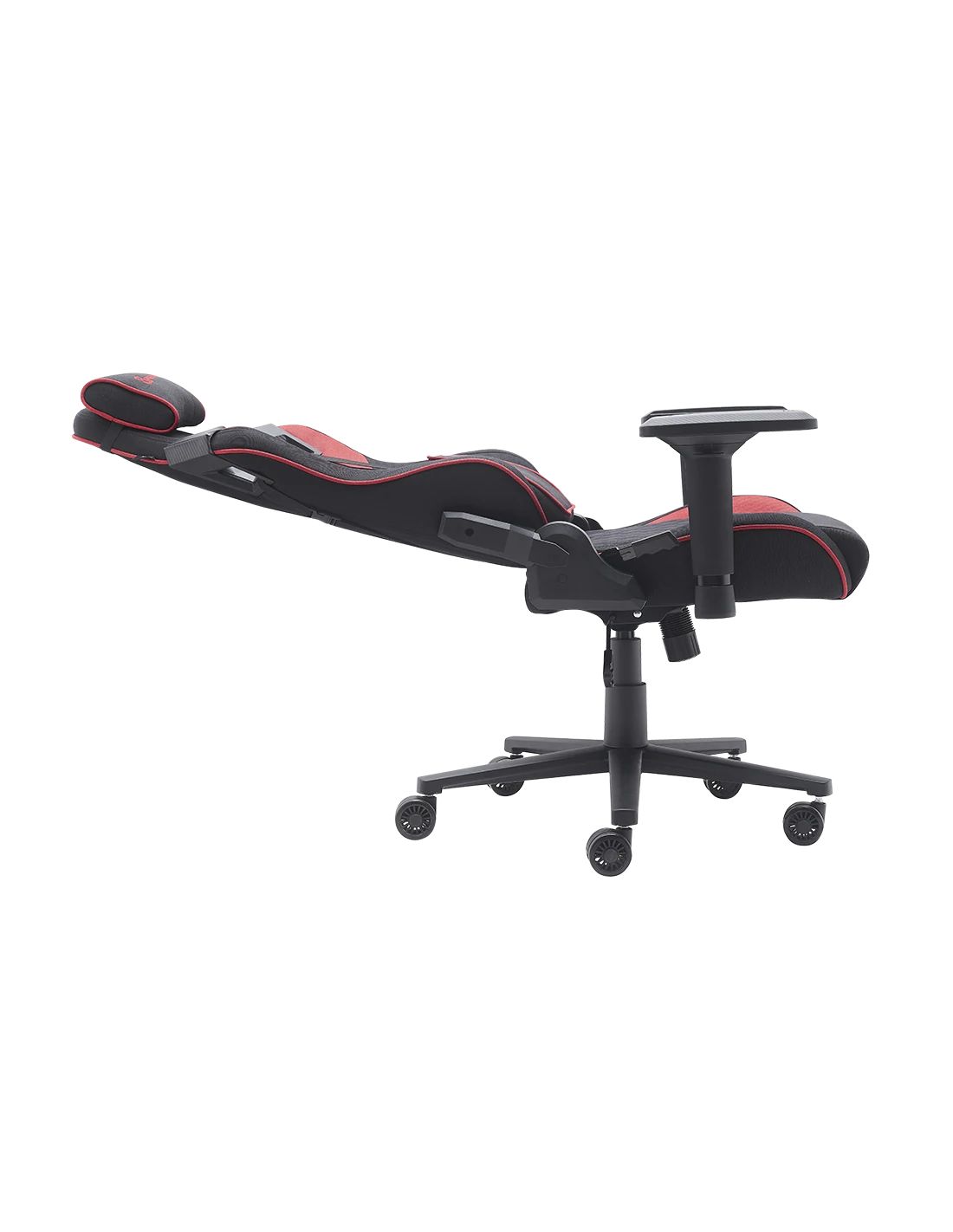 NS-CH-TAKAMIKURAV2-R - Silla Gaming NewSkill Takamikura V2 Rojo, Tela Transpirable, Cojines Lumbar y Cervical Incluidos, Reclinable en 180�, Soporta hasta 136Kg. (NS-CH-TAKAMIKURAV2-R)