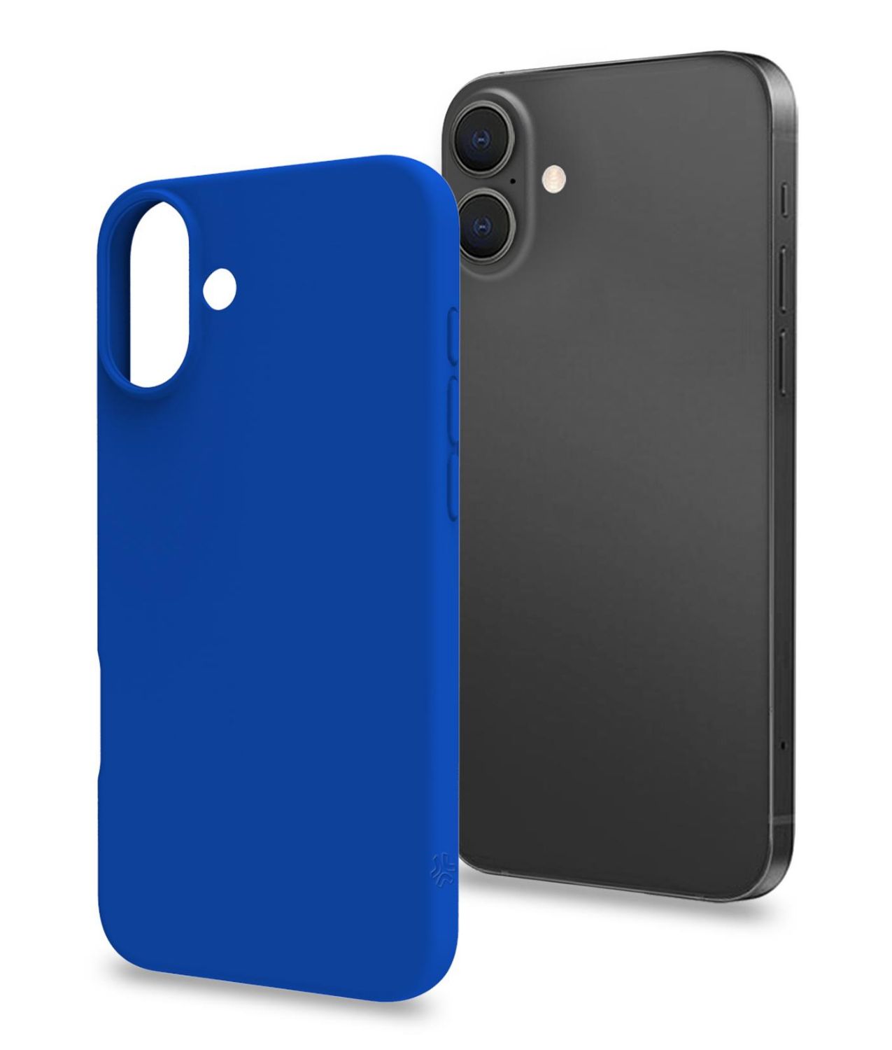 CROMO1080BL - Funda Celly Cromo iPhone 16 Plus Azul Soft Touch (CROMO1080BL)